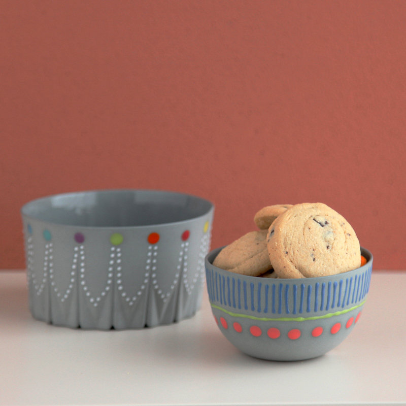 Coconut Handmade Bowl, Grey, 10 Cm