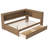 Full Size Wood Daybed With Storage Shelves, USB, LED, And 2 Drawers-558071799