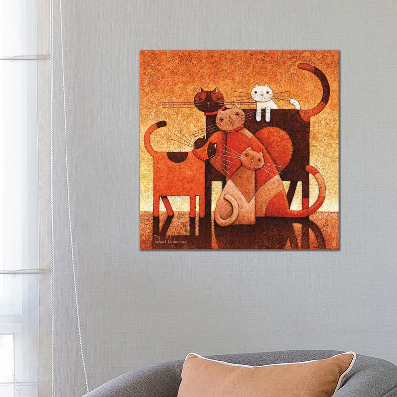 A Family Affair by Peter Adderley - Wrapped Canvas Gallery-Wrapped Canvas Giclée, 66.04 cm H x 66.04 cm W x 3.175 cm D