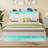 Modern Upholstered Platform Bed with Headboard, USB Charging Station & LED Lights-1449381649-1449381663-1464360062