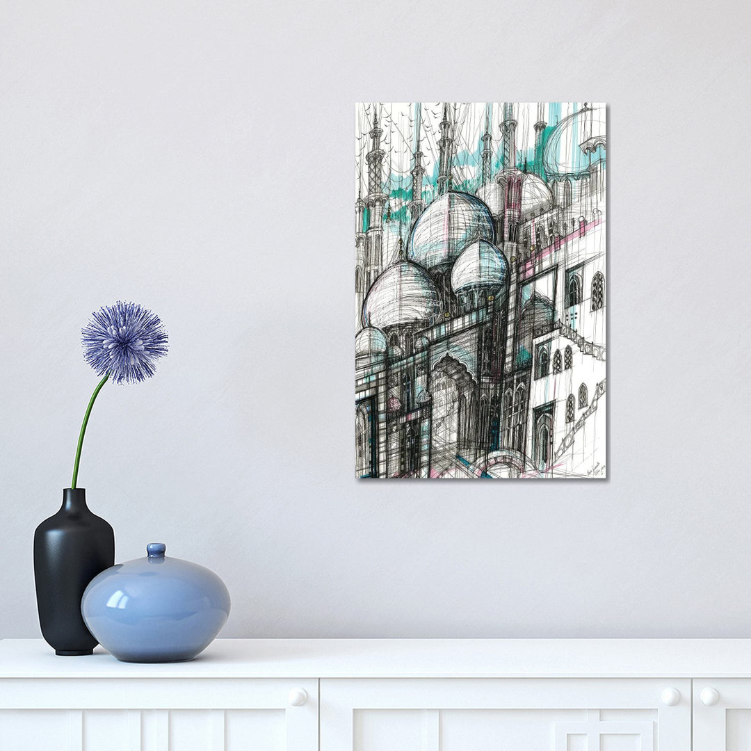 The Sheikh Zayed Mosque. Abu Dhabi by Maria Susarenko - Wrapped Canvas Painting
