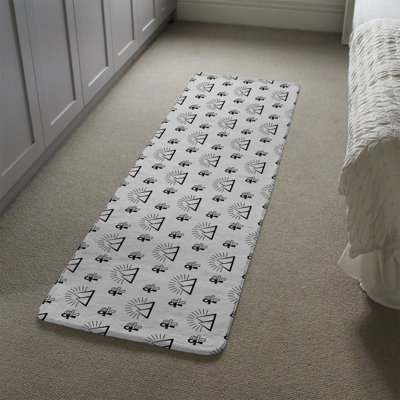 Lesperance Runner 68 cm x 235 cm Animal Print and Chevron Shaggy Area Rug