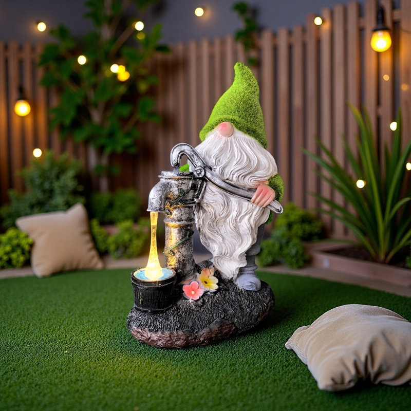 Statues de jardin solaires gnomes