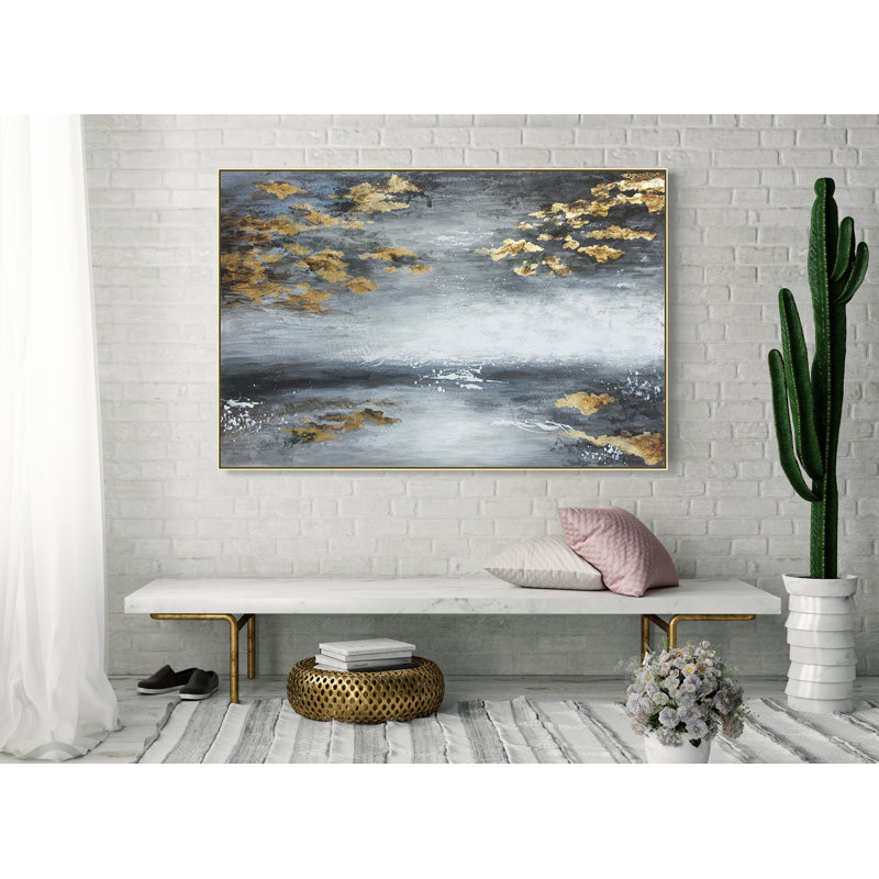 «Cloud - Floater Frame», peinture sur toile