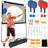 Paddle Games with Net, A Racket Game, Fun Games for Family, Adjustable Height