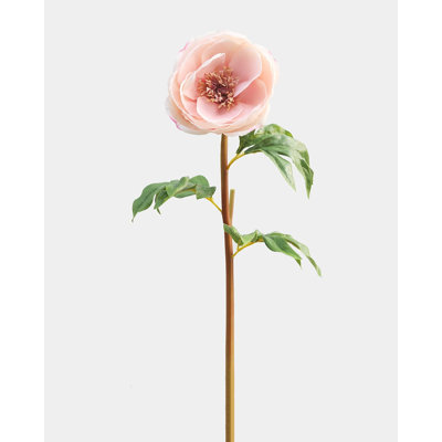 Real Touch Open Pink Peony 21.5"