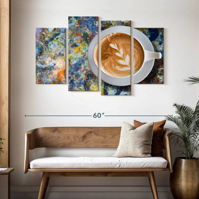 Yarlin Creative Latte Coffee, 32" H x 52" W