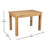 Dejon Rectangular Solid Pine Farmhouse Dining Table-87785163-87784568
