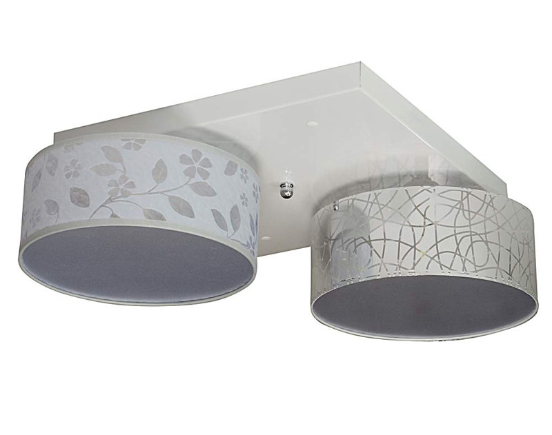 Pulley Fabric Semi Flush Mount