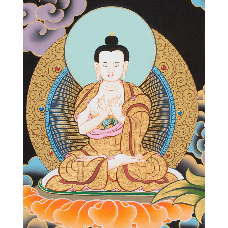 Manjushree Thangka (Big) (Brocadeless Thangka)
