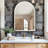 Murvin Metal  Arched LED Bathroom/Vanity Mirror-1898506890-1891065082