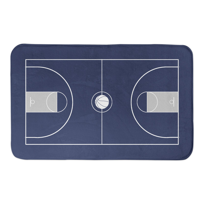 Tapis de bain Basketball Court