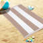 Serviettes de plage surdimensionnées en coton à rayures Calheta-18607518-99418430