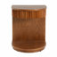 Table d'appoint courbée avec tiroir Mid-Century