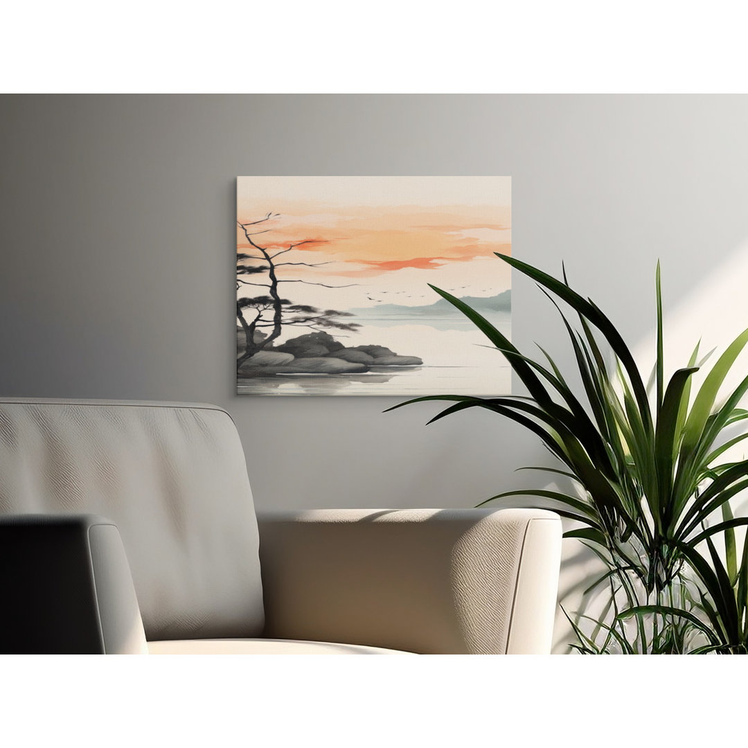 Tranquil Japanese Landscape Wall Art