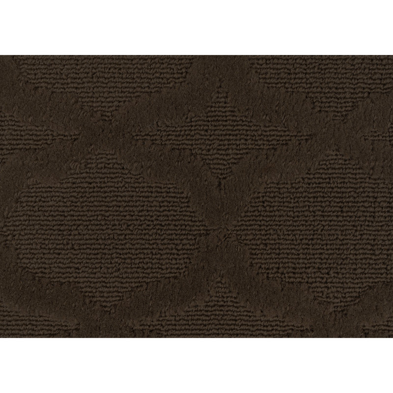 Togut Non-Slip Polypropylene Rectangle Mocha Area Rug, Rectangle 12' x 15'