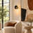 Marcha 1-Light Dimmable Steel Armed Wall Sconce