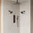Thermostatic Shower System, Ceiling Mount 16" Rainfall Shower Faucet, 6" Wall Mount Dual Showerheads with Handheld Spray-93884725