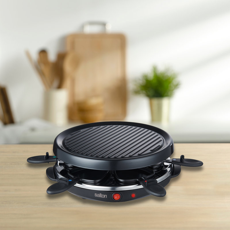 Ensemble gril de fête et raclette 6 pièces Salton