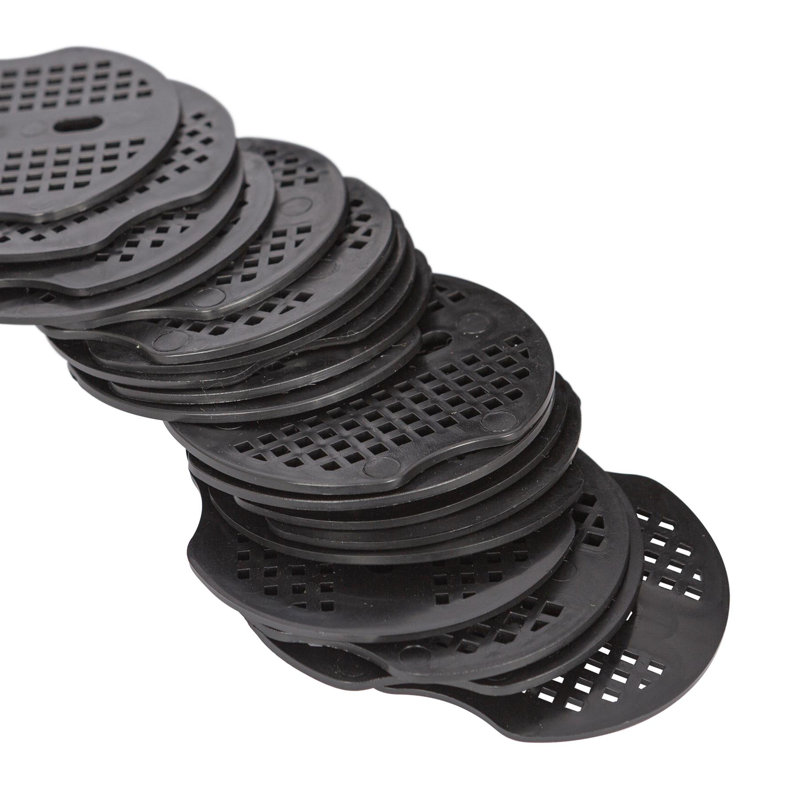 Harbour Housewares 20x Weed Control Membrane Peg Plates - 7cm