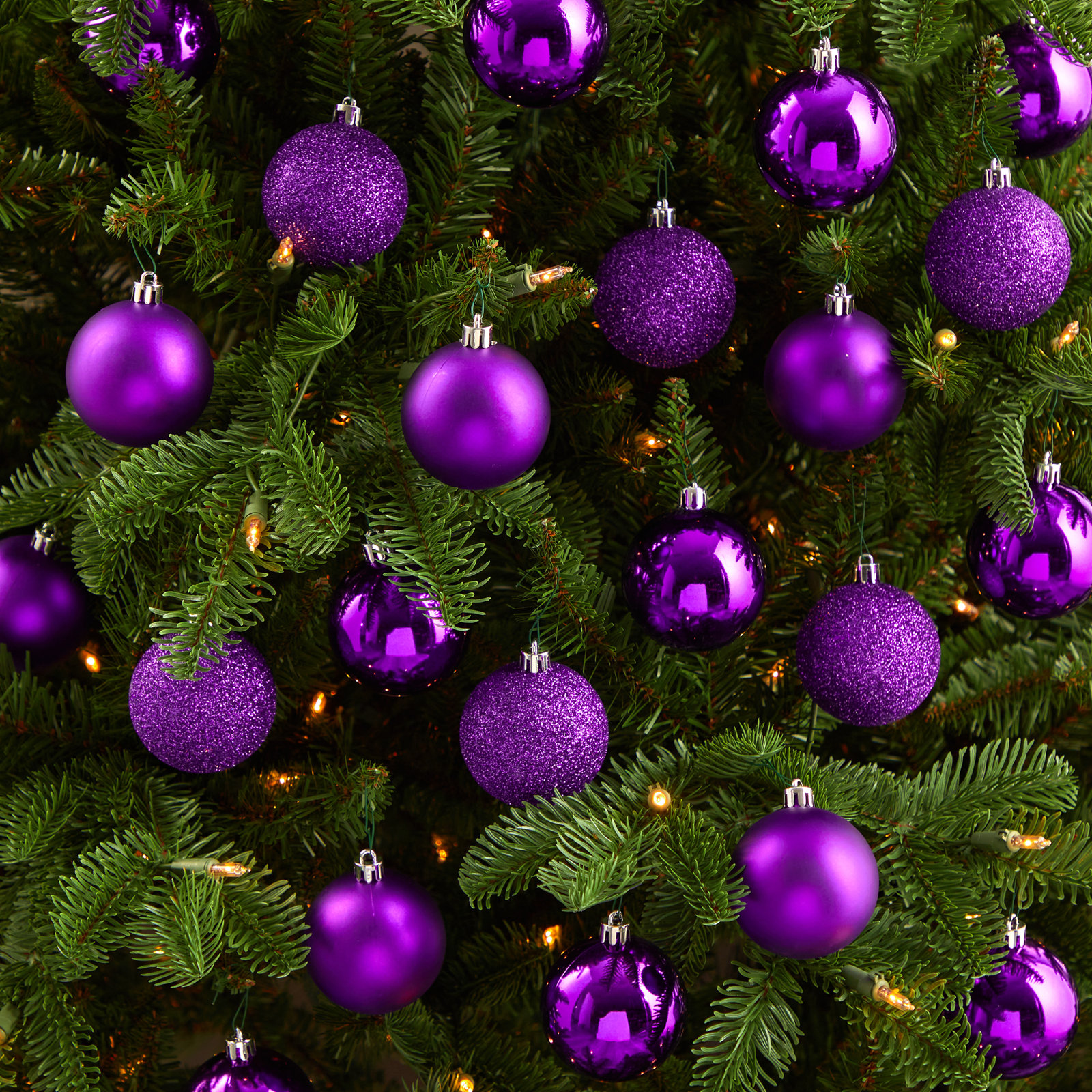 3" Shatterproof Bauble, Purple