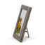 Ensemble de 4 cadres à cadre simple en bois mat 5 "x 7" gris