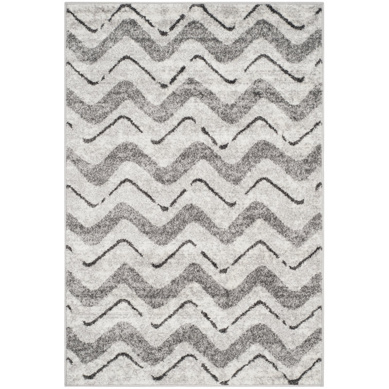 Adirondack Performance Chevron Rug, Rectangle 4' x 6'