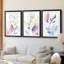 Fuchsia Bloom I - reproduction sur mesure encadrée de qualité supérieure - 3 pièces-588447662