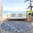 Machine Washable Indoor/Outdoor Xhevrie Denim Rug-839124814