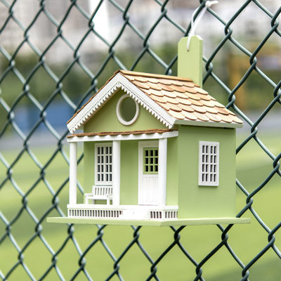 Kerela 7.4 in. H x 8 in. W x 6.3 in. D Hanging and Post Birdhouse