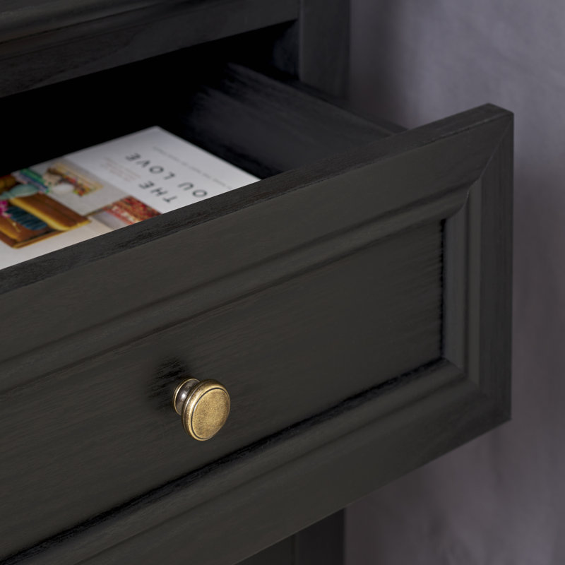 Daltan 21.7'' W Nightstand, Black