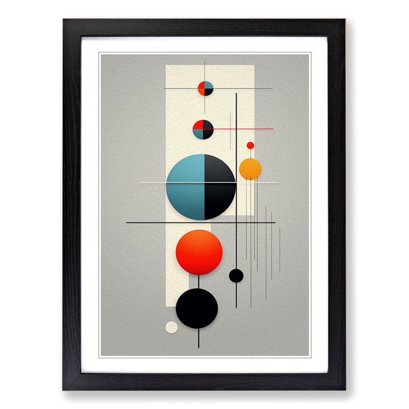Single Picture Frame Print on Wood, Black Framed, 34cm H x 25cm W