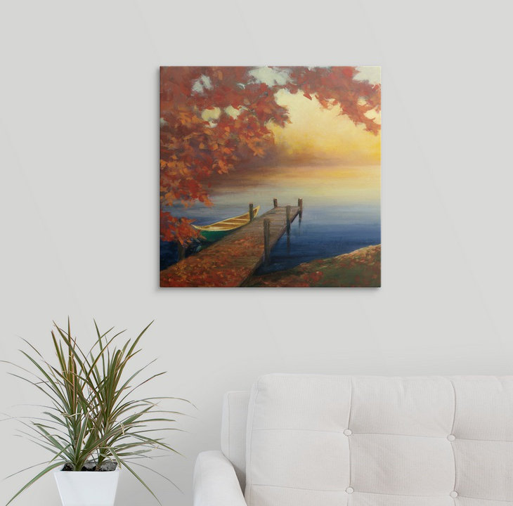 « iii » par julia purinton, reproduction d’art Autumn Glow, H 35 po x l 35 po x P 1,5 po, Toile