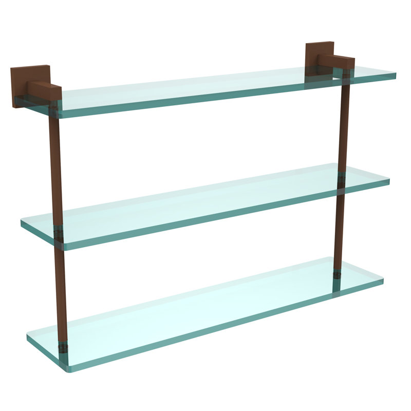 Haranu 3 Piece Accent Shelf, Antique Bronze