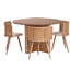 Deonate Dia 120cm Table+ 4 Chairs