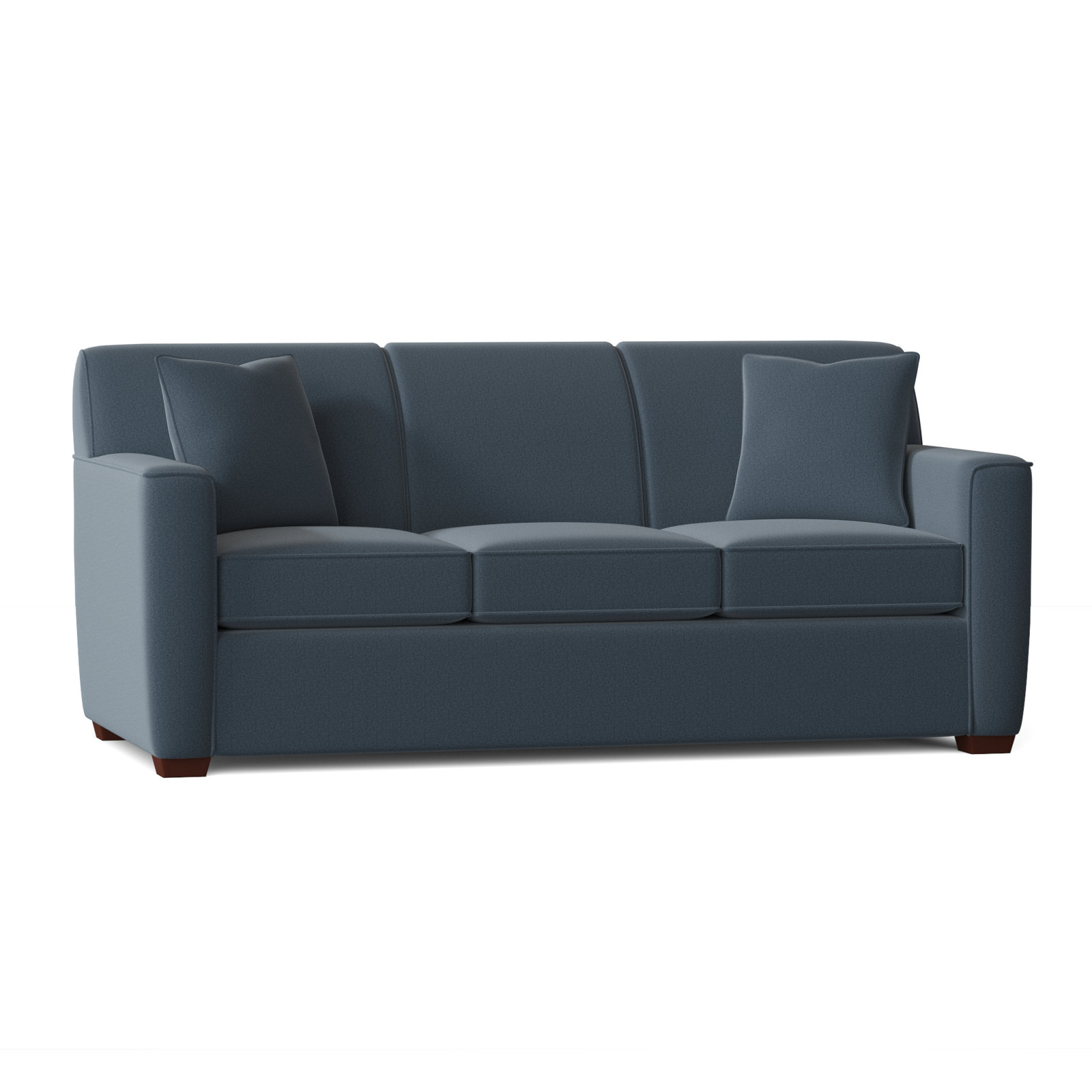 Keaton 82'' Upholstered Sofa, Anello 22 Navy Performance Twill, Anello 22 Navy Performance Twill, No