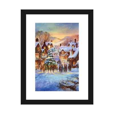 «Snow Village» par Jim Mitchell - reproduction imprimée