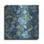  «Botanical Blue Pattern Ib» par Silvia Vassileva, art mural en métal, 24 po x 24 po-1816361633