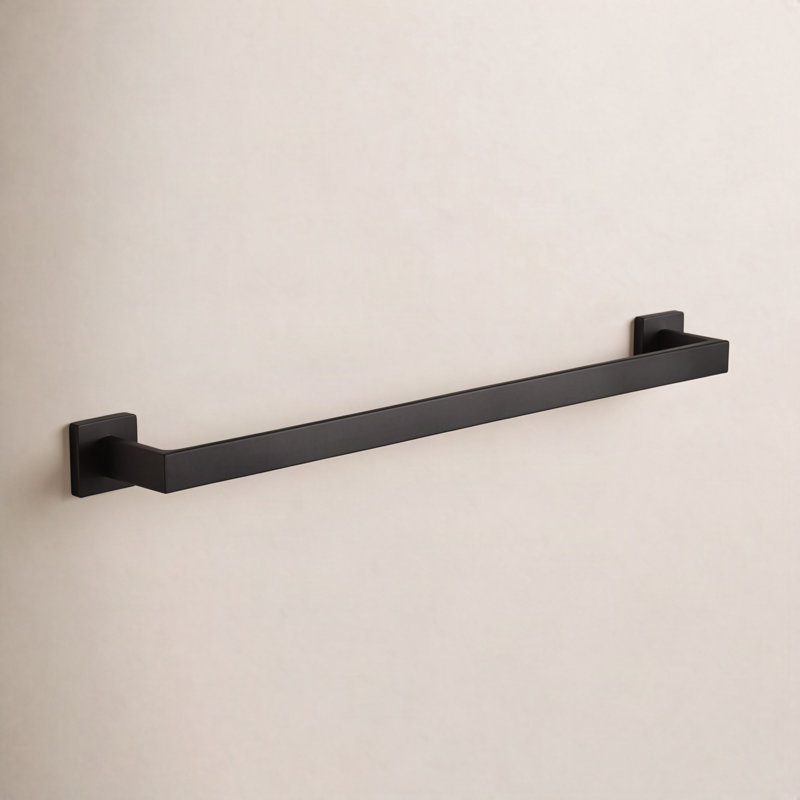 Porte-serviettes mural 25,5 po, Noir mat, 24'' 