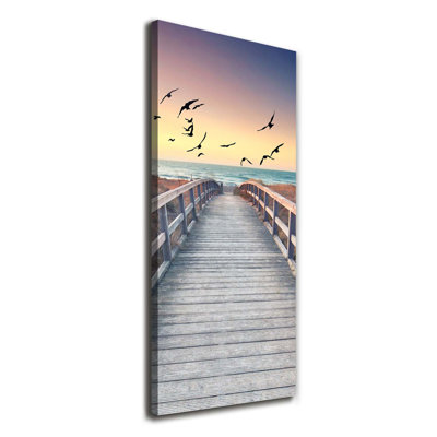 Path to the Beach - Wrapped Canvas Art Prints