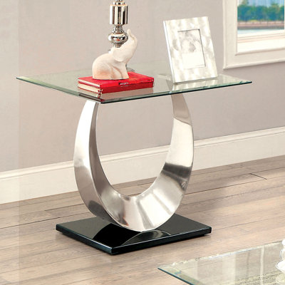 Gerhard Glass Top End Table