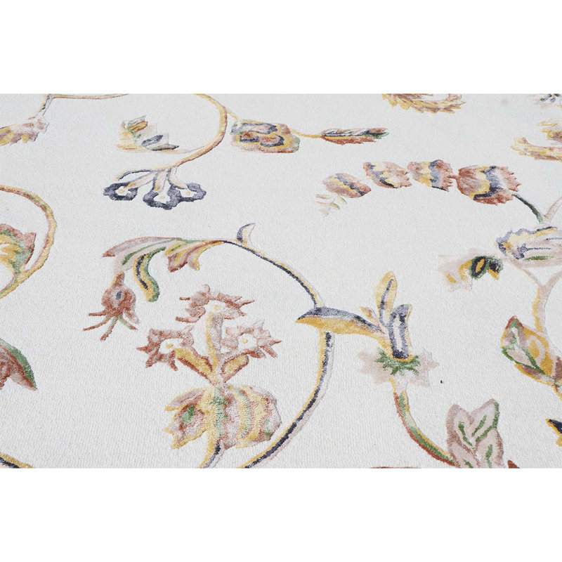 Floral Area Rug, Rectangle 2' x 3'