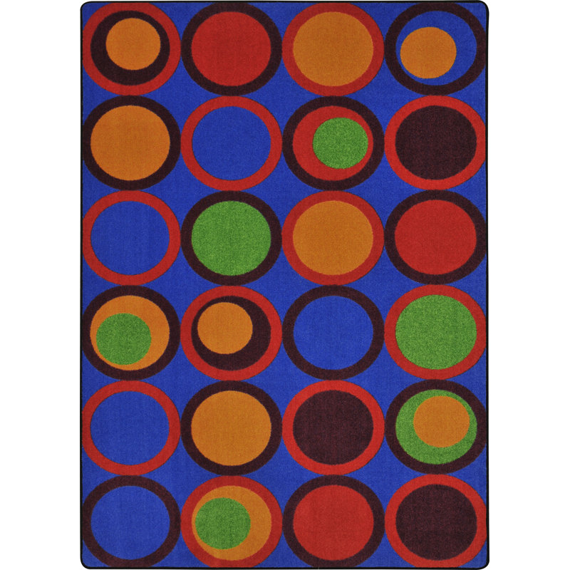 Tapis touffeté à motif géométrique, 7 pi 8 po x 10 pi 9 po