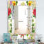 Miroir mural bohémien et traditionnel fleur 43-40098783-122083384