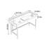 Bureau d'écriture Simple Grey Rock-1685055300