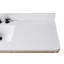 Meuble-lavabo autoportant à simple cuve 42 po avec plateau en pierre reconstituée Lucerne -125008409-125008410