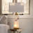 Princeton 27.5" Contemporary Coastal Rectangular Alabaster LED Table Lamp with Nightlight Base