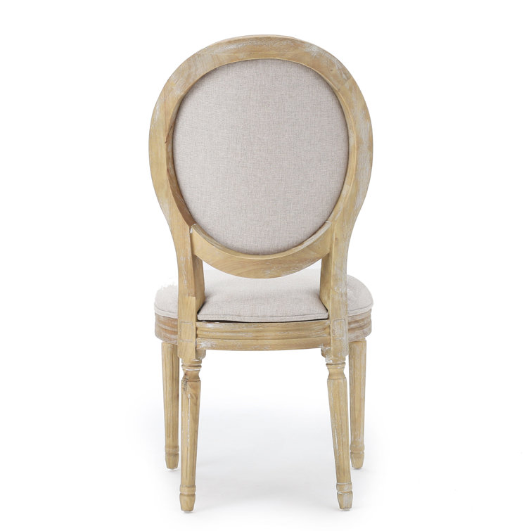Wayfair Patino Linen King Louis Back Side Chair (Set of 2) 309.99