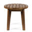 Table d'appoint 16 po en bois, finition, avec élégance rustique pour les espaces extérieurs et le confort