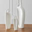 Indentation Vase-Matte White-43401128